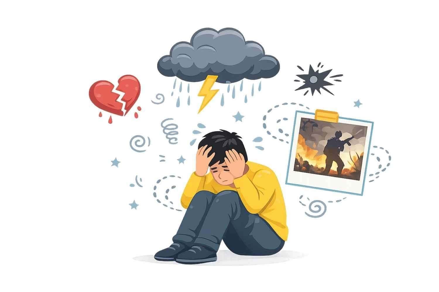 PTSD case study showing trauma treatment and recovery