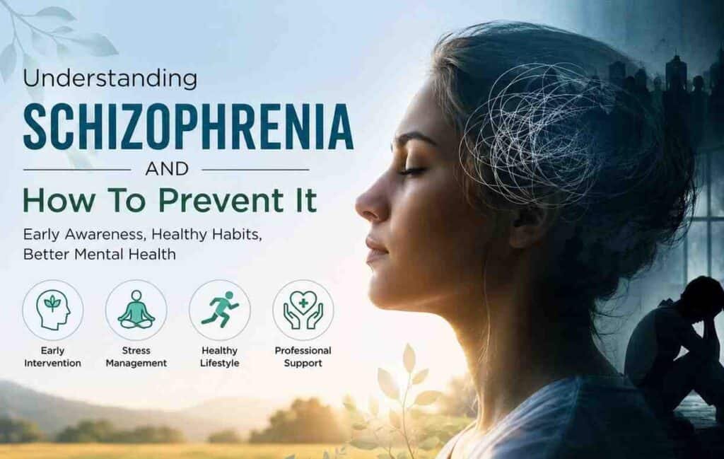 Blog banner of blog how to prevent schizophrenia
