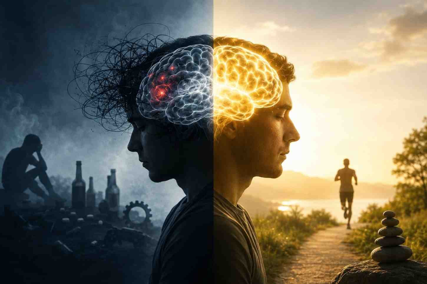 how long to rewire brain from addiction