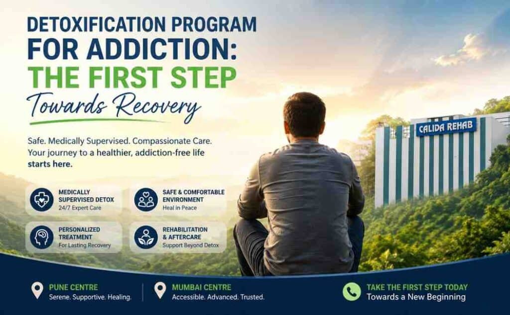 Addiction detox center in Pune and Mumbai with medical supervision and recovery support