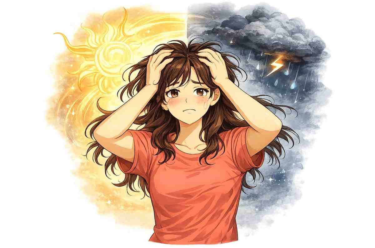 Bipolar disorder case study showing mood stabilisation through structured care