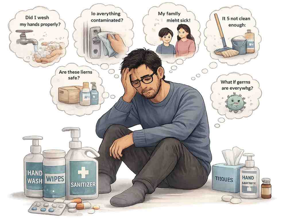 OCD symptoms illustration, related to managing obsessions case study